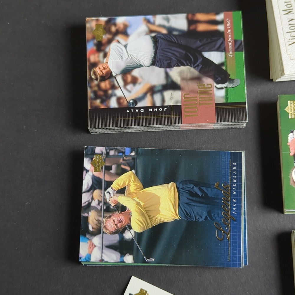 Large lot 2001 Upper Deck golf cards Tiger Woods Tiger Tales Victory Mar - Picture 13 of 16